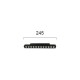Γραμμικό Οροφής (Track) MAGNETIC LED 12W Μαύρο 48VDC CRI>80 UGR<15 ( DIMMABLE) - VIOKEF