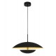 LED Κρεμαστό Φωτιστικό Σε Μαύρο Με Χρυσό 16W 955lm MONICA - Viokef