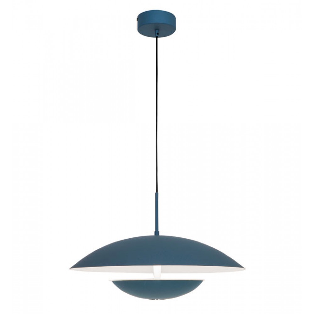 LED Κρεμαστό Φωτιστικό Σε Γκρι Με Λευκό 16W 955lm MONICA - Viokef