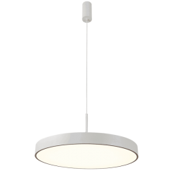 LED Κρεμαστό Φωτιστικό Μεταλλικό Σε Λευκό Χρώμα D500 40W MADISON VIOKEF