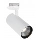 LED Φωτιστικό Αλουμινίου Για Track 4 Αγωγών / 3 Κυκλωμάτων Λευκό, 10W 750Lm 3000K, Nestor Track VIOKEF