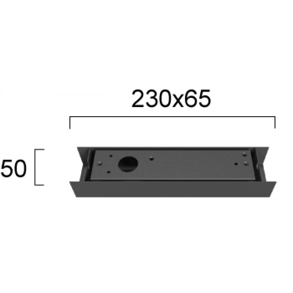 Κουτί Οροφής Τροφοδοτικών 230x50x65mm - Viokef Κουτί Οροφής Τροφοδοτικών 230x50x65mm - Viokef