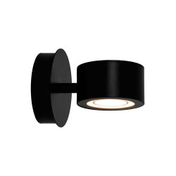 LED Σποτ Μεταλλικό Φωτιστικό Μαύρο Με Ρυθμιζόμενο Κεφάλι 5W PRIMA - VIOKEF