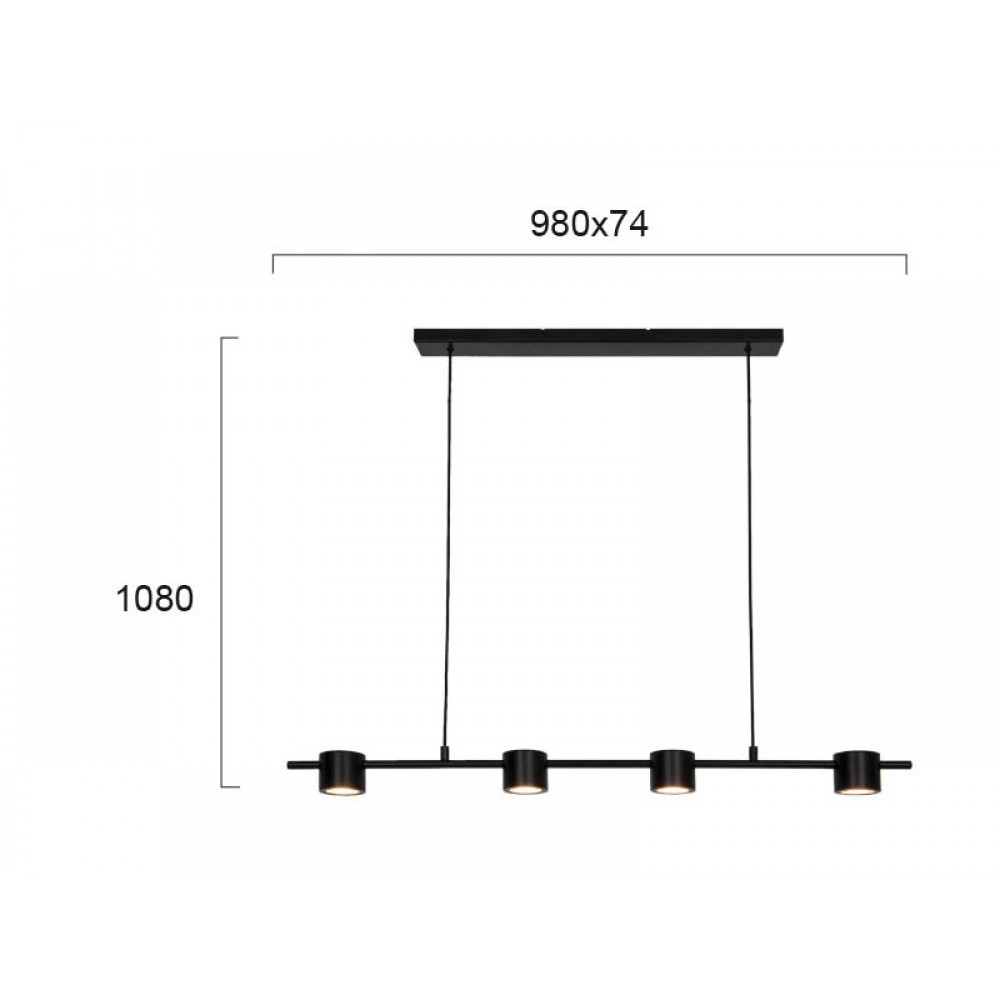 LED Μεταλλικό Φωτιστικό Σε Ράγα 20W PRIMA - VIOKEF