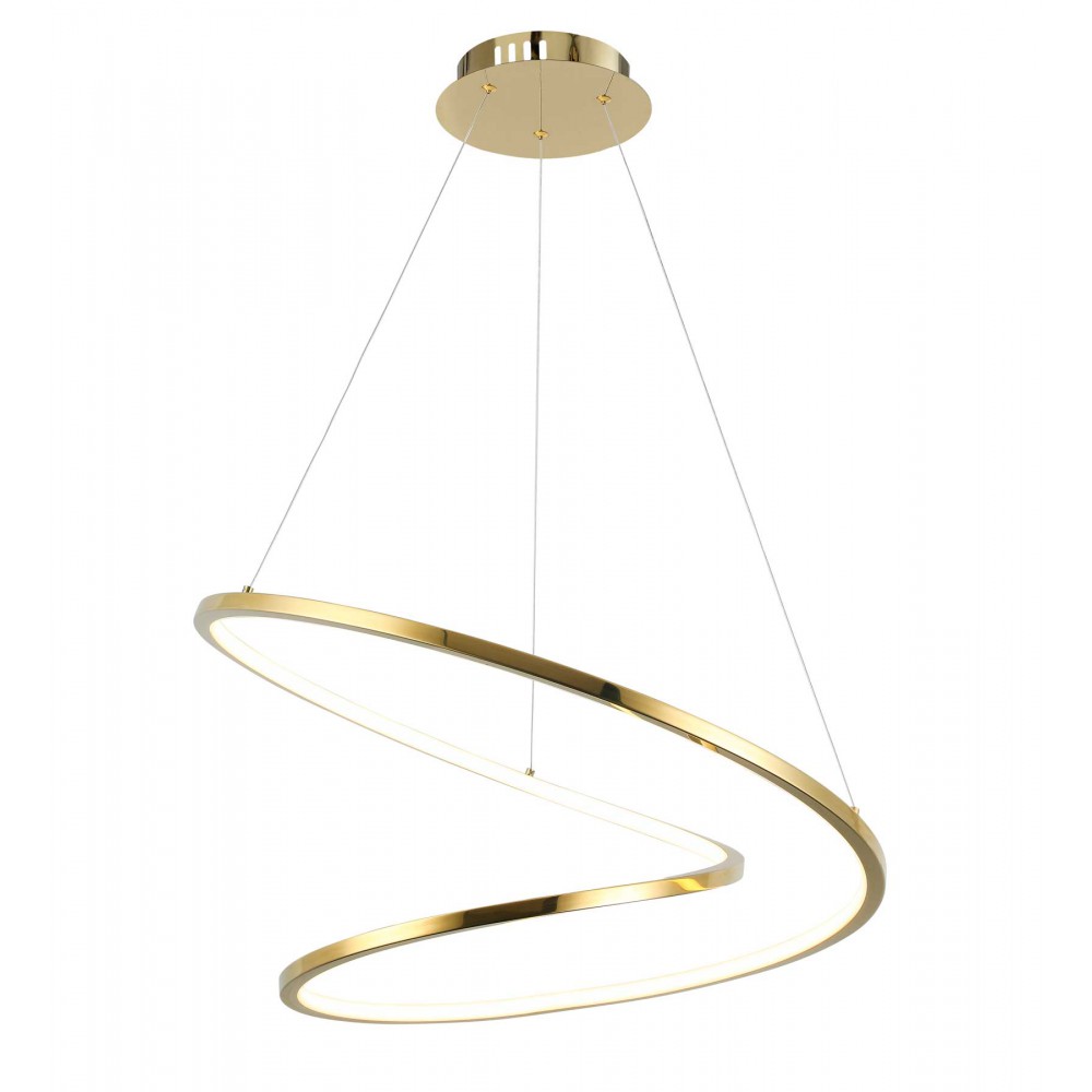 LED Κρεμαστό Φωτιστικό Χρυσό 41W SATELLITE - VIOKEF