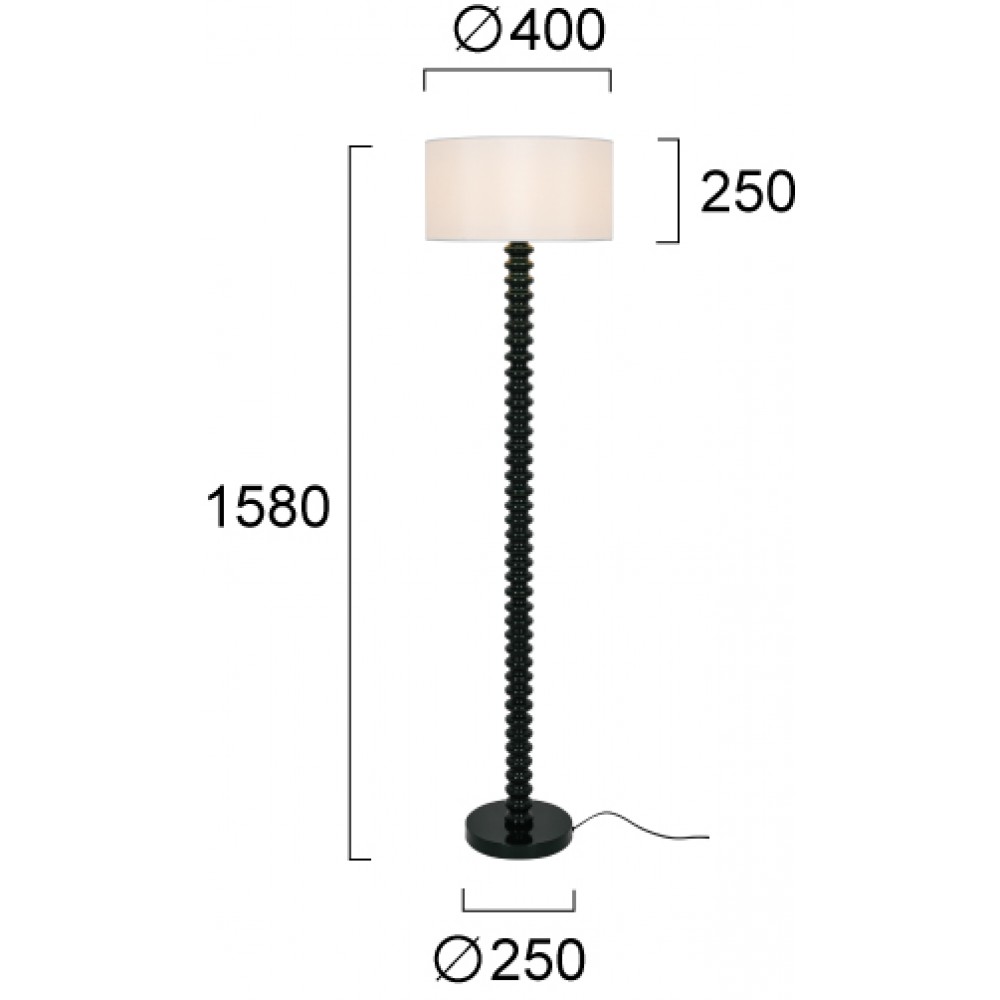 Φωτιστικό Δαπέδου 1xE27 Viridi - Viokef