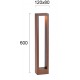 LED Στήλος Κήπου H:600 10W IP65 Zoro - Viokef