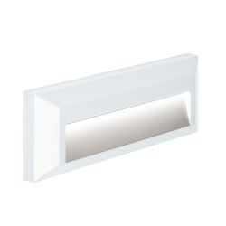 Φωτιστικό Απλίκα Πλαστική LED Ορθογώνιο 1.5W Σε Λευκό Leros Plus VIOKEF