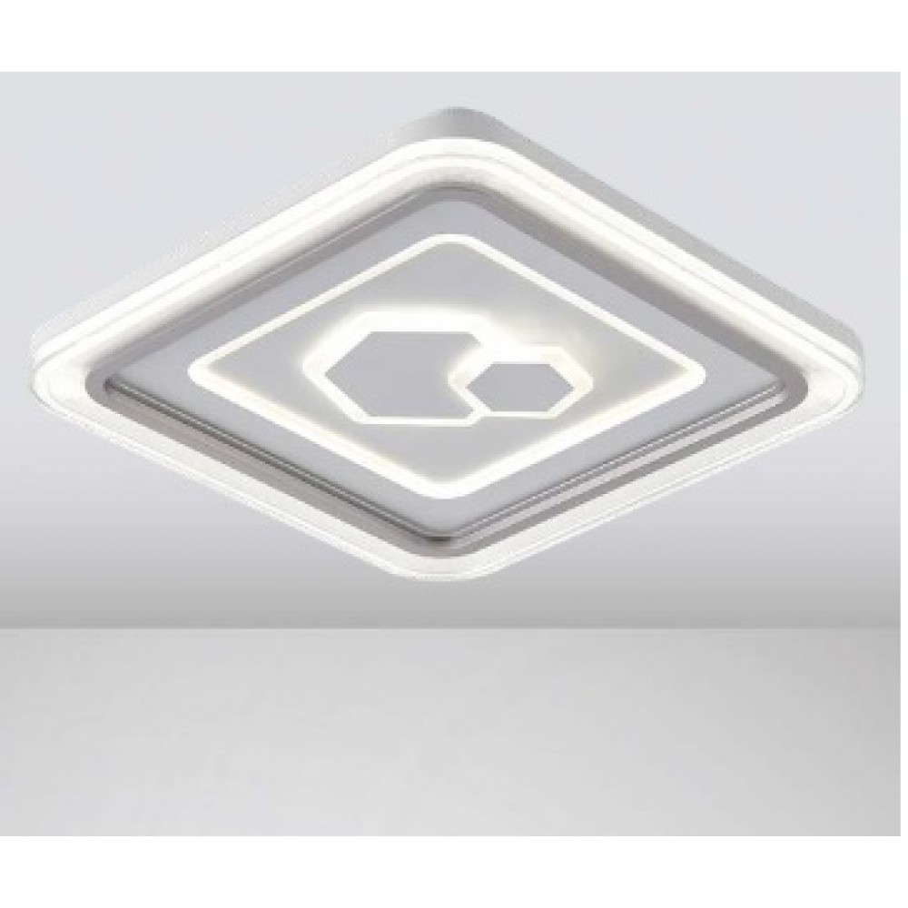 ΠΛΑΦΟΝΙΕΡΑ LED 60W 5220Lm 3000K Φ50 3CCT 3000-4000-6500K 490x50mm ΛΕΥΚΟ ARTE ILLUMINA MOTIVO