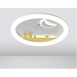ΠΛΑΦΟΝΙΕΡΑ LED 60W 5100Lm 3000K Φ50 3CCT 3000-4000-6500K 490x50mm ΛΕΥΚΟ ARTE ILLUMINA MOTIVO