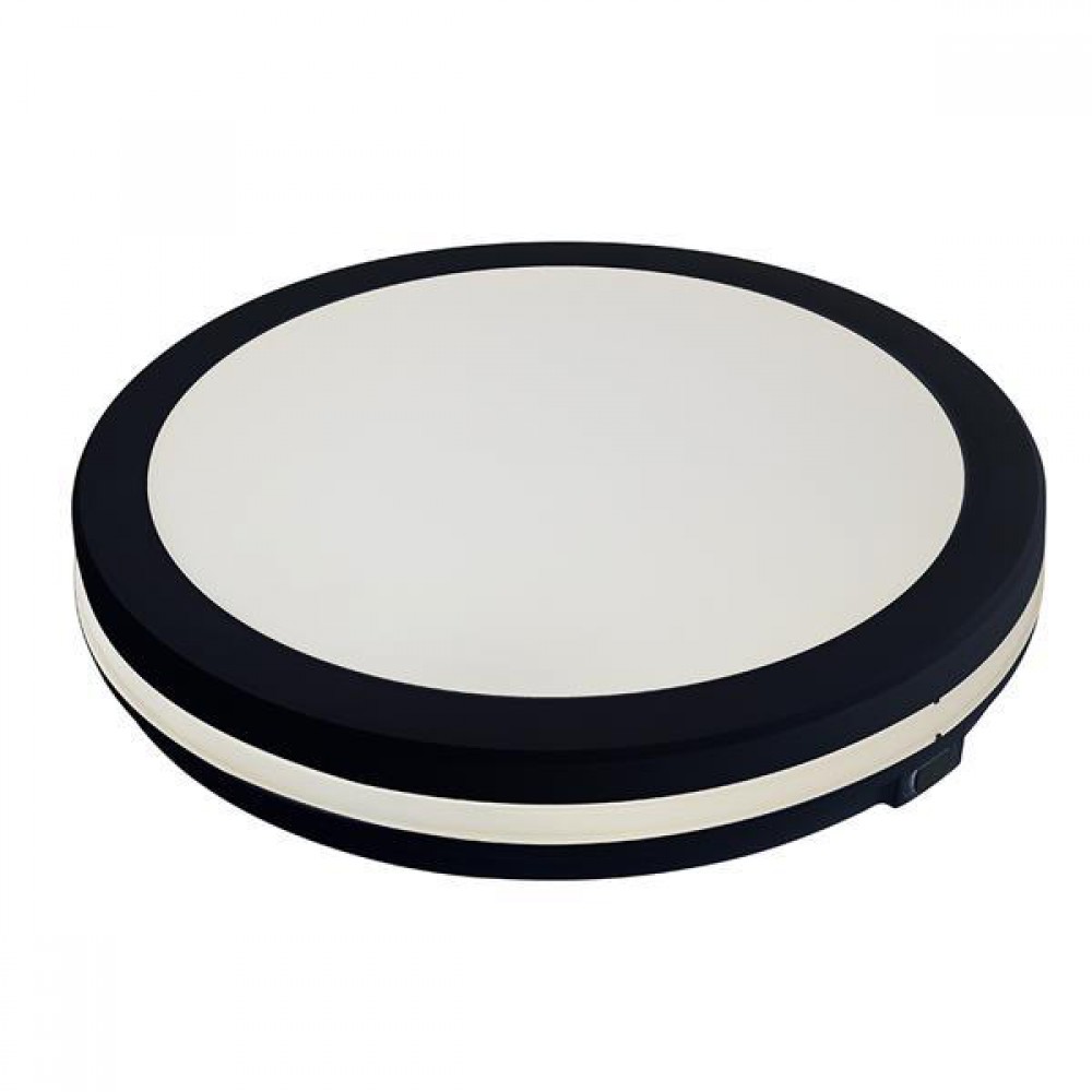 ΠΛΑΦΟΝΙΕΡΑ LED 40W 3600Lm 3CCT(3000-4000-6000K) Φ40 ΜΑΥΡΟ ARTE ILLUMINA OBEN