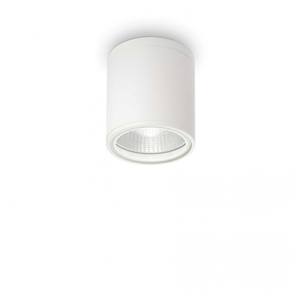 Σποτ Οροφής Εξωτερικού Χώρου GU10 σε Λευκό Χρώμα Gun pl1 - IDEAL LUX Σποτ Οροφής Εξωτερικού Χώρου GU10 σε Λευκό Χρώμα Gun pl1 - IDEAL LUX