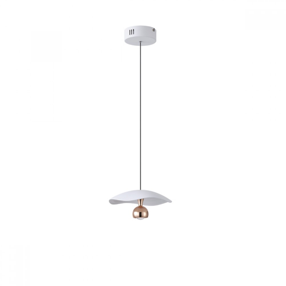 ΦΩΤΙΣΤΙΚΟ ΚΡΕΜΑΣΤΟ ΑΛΟΥΜΙΝΙΟ LED 8W 3000Κ 400Lm Φ230mm ΧΡΥΣΟ ARTE ILLUMINA ENIGMA