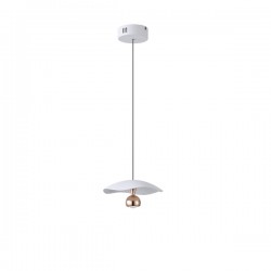ΦΩΤΙΣΤΙΚΟ ΚΡΕΜΑΣΤΟ ΑΛΟΥΜΙΝΙΟ LED 8W 3000Κ 400Lm Φ230mm ΧΡΥΣΟ ARTE ILLUMINA ENIGMA