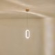 ΦΩΤΙΣΤΙΚΟ ΚΡΕΜΑΣΤΟ AΛΟΥΜΙΝΙΟ ΜΟΝΟΦΩΤΟ LED 9W 3000K 780Lm 120X1300mm POZ ΧΡΥΣΟ ARTE ILLUMINA KRIKO