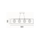 ΦΩΤΙΣΤΙΚΟ ΚΡΕΜΑΣΤΟ ΜΕΤΑΛΛΟ LED 14W 3000Κ 650Lm 80X1200mm ΜΑΥΡΟ ARTE ILLUMINA BOX