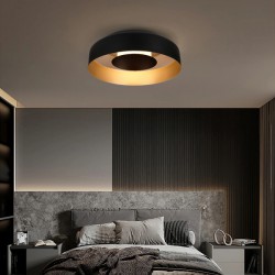 ΠΛΑΦΟΝΙΕΡΑ 20W 1482Lm 3000K Φ400mm ΜΑΥΡΟ-ΧΡΥΣΟ ARTE ILLUMINA STIGMA