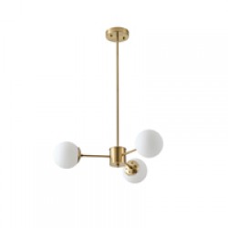 ΦΩΤΙΣΤΙΚΟ ΚΡΕΜΑΣΤΟ 3XΕ27 Max 15W 620X730mm ΛΕΥΚΟ ARTE ILLUMINAPUFF