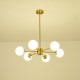 ΦΩΤΙΣΤΙΚΟ ΚΡΕΜΑΣΤΟ 6XΕ27 Max 15W 720X730mm ΛΕΥΚΟ ARTE ILLUMINA PUFF