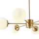 ΦΩΤΙΣΤΙΚΟ ΚΡΕΜΑΣΤΟ 6XΕ27 Max 15W 720X730mm ΛΕΥΚΟ ARTE ILLUMINA PUFF
