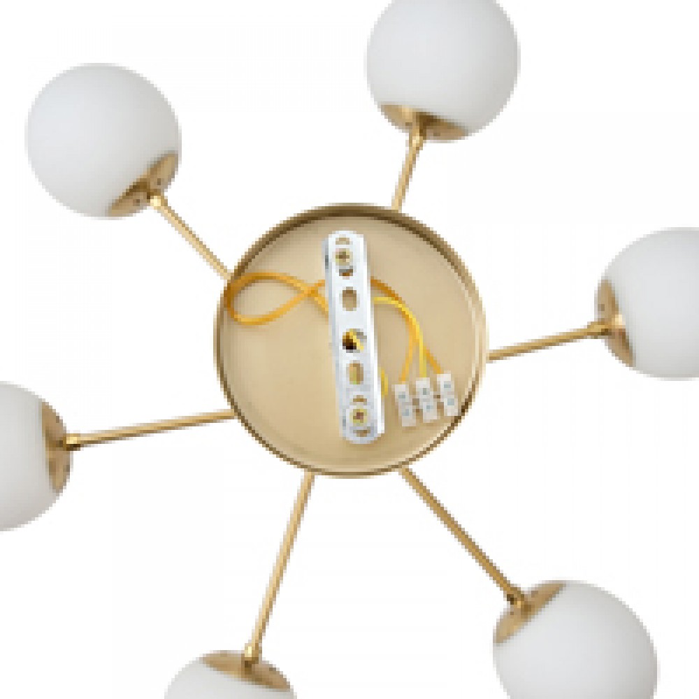 ΦΩΤΙΣΤΙΚΟ ΚΡΕΜΑΣΤΟ 6XΕ27 Max 15W 720X730mm ΛΕΥΚΟ ARTE ILLUMINA PUFF