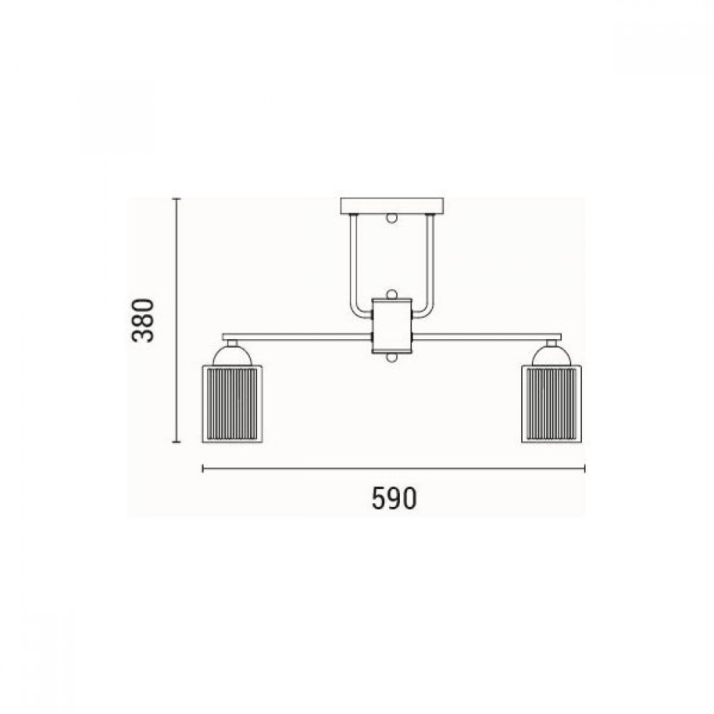 ΦΩΤΙΣΤΙΚΟ ΚΡΕΜΑΣΤΟ 5ΧE27 MAX 40W Φ590mm ARTE ILLUMINA MADISSON