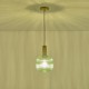 ΦΩΤΙΣΤΙΚΟ ΚΡΕΜΑΣΤΟ ΑΝΑΓΛΥΦΟ ΓΥΑΛΙ 1XΕ27 MAX 15W 200X180X1200mm ΠΡΑΣΙΝΟ ARTE ILLUMINA TOPAZ