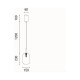 ΦΩΤΙΣΤΙΚΟ ΚΡΕΜΑΣΤΟ ΓΥΑΛΙ 1XE27 Max 15w 150X230mm ΜΕΛΙ ARTE ILLUMINA CANDY