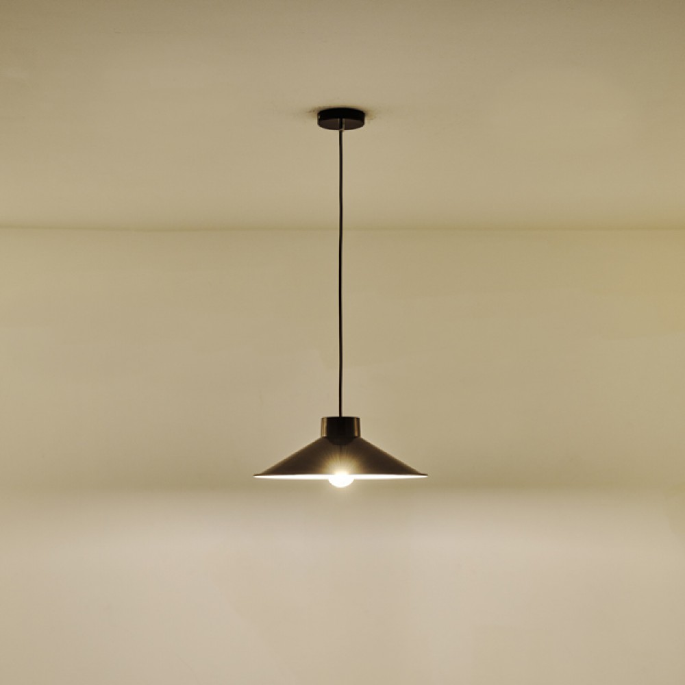 ΦΩΤΙΣΤΙΚΟ ΚΡΕΜΑΣΤΟ ΜΟΝΟΦΩΤΟ 1XΕ27 MAX 15W 360X1150mm ΓΥΑΛΙΣΤΕΡΟ ΣΚΟΥΡΟ KOKKINO ARTE ILLUMINA NELI