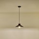 ΦΩΤΙΣΤΙΚΟ ΚΡΕΜΑΣΤΟ ΜΟΝΟΦΩΤΟ 1XΕ27 MAX 15W 360X1150mm ΓΥΑΛΙΣΤΕΡΟ ΣΚΟΥΡΟ KOKKINO ARTE ILLUMINA NELI