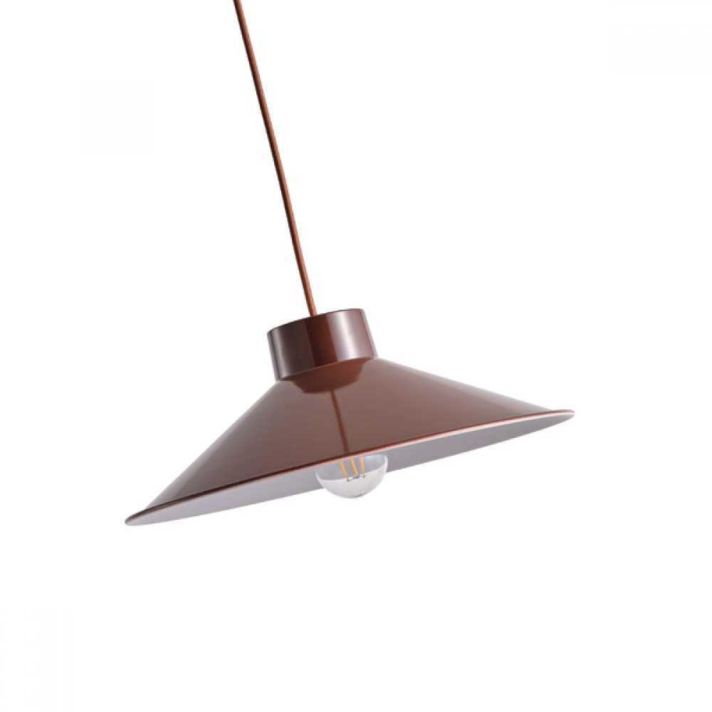 ΦΩΤΙΣΤΙΚΟ ΚΡΕΜΑΣΤΟ ΜΟΝΟΦΩΤΟ 1XΕ27 MAX 15W 360X1150mm ΓΥΑΛΙΣΤΕΡΟ ΣΚΟΥΡΟ KOKKINO ARTE ILLUMINA NELI