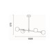 ΦΩΤΙΣΤΙΚΟ ΚΡΕΜΑΣΤΟ ΓΥΑΛΙ 4ΦΩΤΟ 4XG9 MAX 10W 1000X570mm ΜΑΥΡΟ ARTE ILLUMINA POOLS