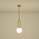 ΦΩΤΙΣΤΙΚΟ ΚΡΕΜΑΣΤΟ ΓΥΑΛΙ 1XE27 Max15w 150X150X1430mm ΛΕΥΚΟ ARTE ILLUMINA ORBA