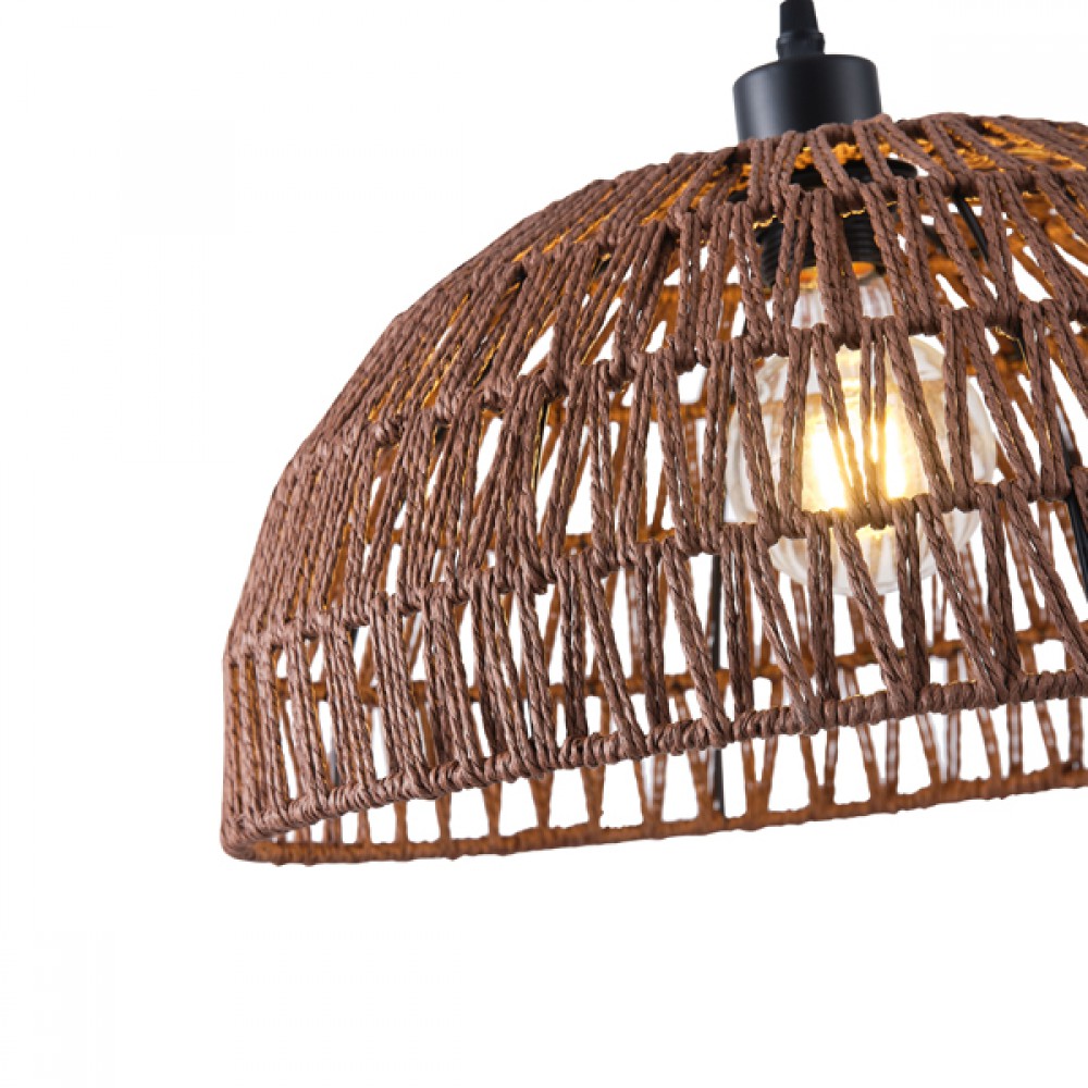 ΦΩΤΙΣΤΙΚΟ ΚΡΕΜΑΣΤΟ ΡΑΤΤΑΝ 1XE27 Max 15w 390Χ1270mm ΚΑΦΕ ARTE ILLUMINA VENTO