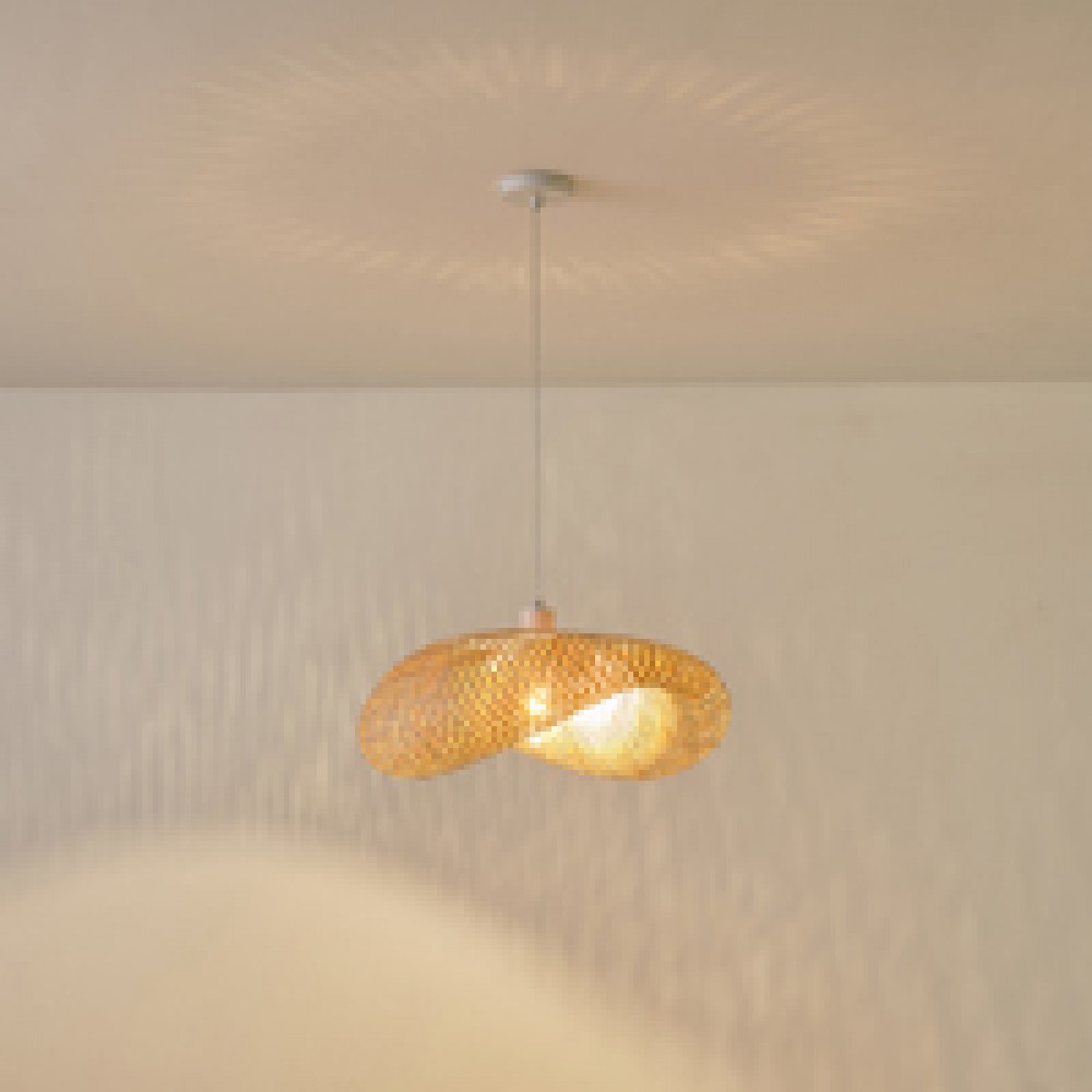 ΦΩΤΙΣΤΙΚΟ ΚΡΕΜΑΣΤΟ BAMBOO 1XE27 MAX15W 430X430X220mm ARTE ILLUMINA LAGOON