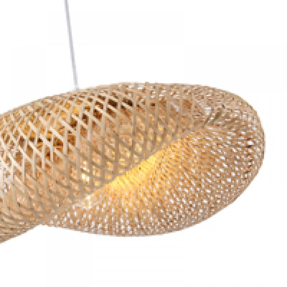 ΦΩΤΙΣΤΙΚΟ ΚΡΕΜΑΣΤΟ BAMBOO 1XE27 MAX15W 430X430X220mm ARTE ILLUMINA LAGOON