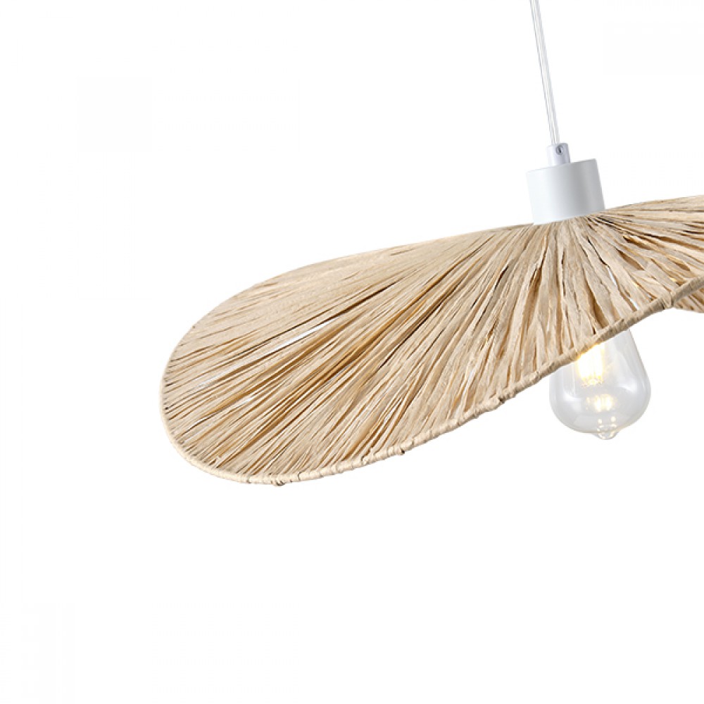 ΦΩΤΙΣΤΙΚΟ ΚΡΕΜΑΣΤΟ BAMBOO 1XE27 Max 15w 550X550X120mm ARTE ILLUMINA OASIS