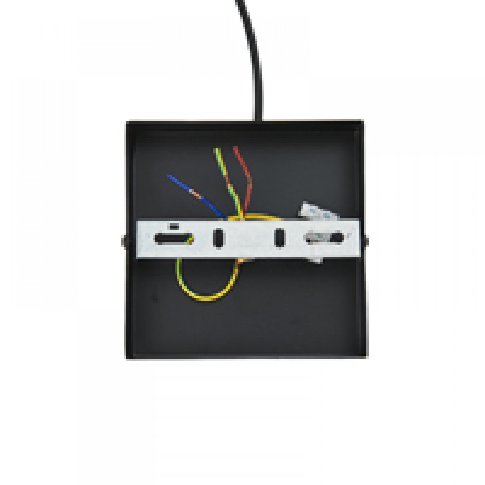 ΦΩΤΙΣΤΙΚΟ ΚΡΕΜΑΣΤΟ ΜΕΤΑΛΛΟ 1XE27 Max 15w175X175X1240mm ΜΑΥΡΟ ARTE ILLUMINA BRAWCK