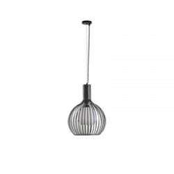 ΦΩΤΙΣΤΙΚΟ ΚΡΕΜΑΣΤΟ ΜΕΤΑΛΛΟ 1XE27 Max 15w 340x340x1520mm MAΥΡΟ ARTE ILLUMINA AIRY
