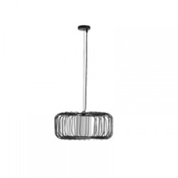 ΦΩΤΙΣΤΙΚΟ ΚΡΕΜΑΣΤΟ ΜΕΤΑΛΛΟ 1XE27 Max 15w 340X340X1520mm ΜΑΥΡΟ ARTE ILLUMINA AIRY
