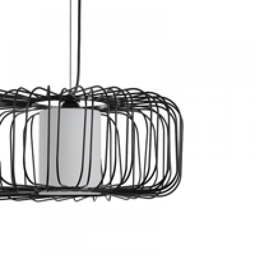 ΦΩΤΙΣΤΙΚΟ ΚΡΕΜΑΣΤΟ ΜΕΤΑΛΛΟ 1XE27 Max 15w 340X340X1520mm ΜΑΥΡΟ ARTE ILLUMINA AIRY