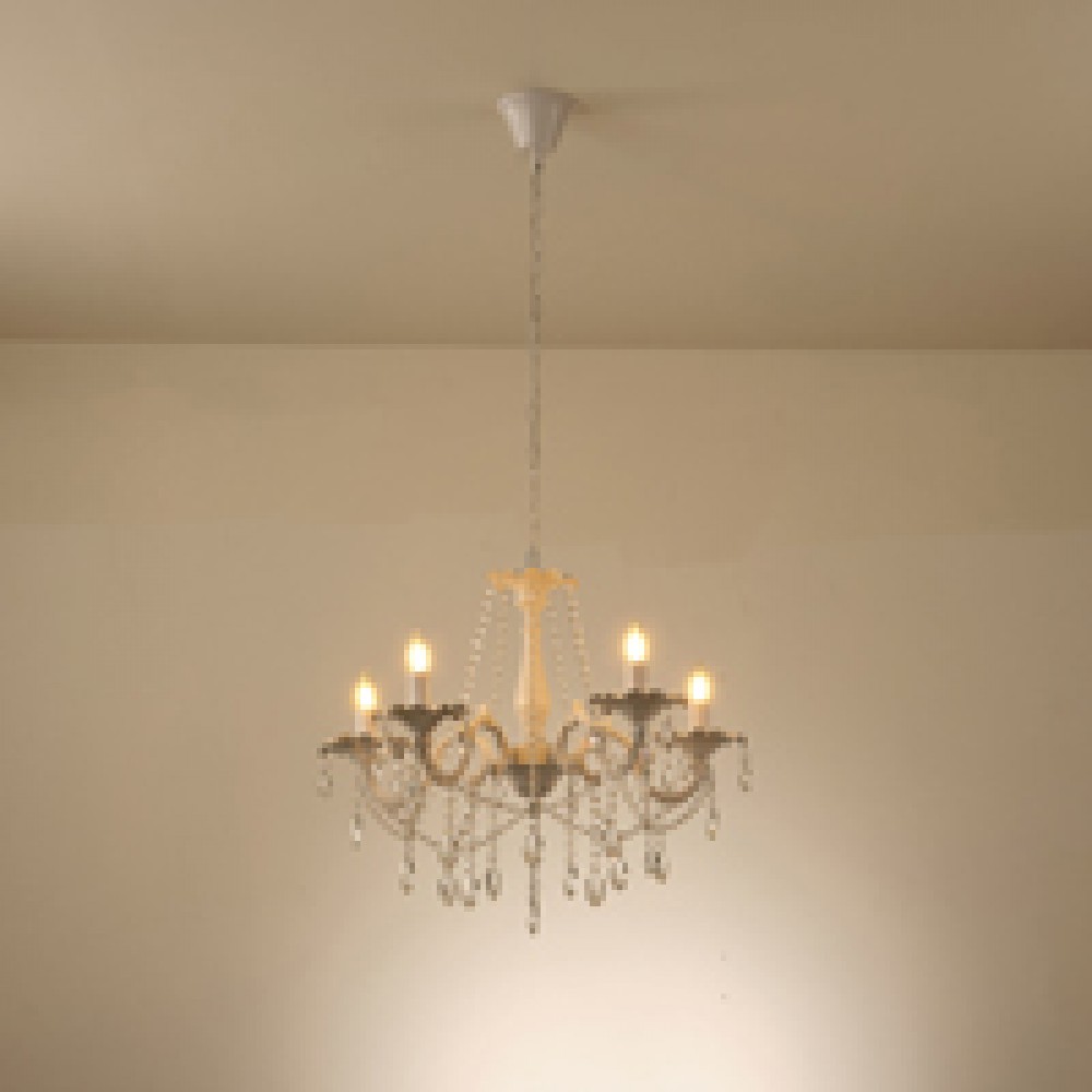 ΦΩΤΙΣΤΙΚΟ ΚΡΕΜΑΣΤΟ ΑΛΟΥΜΙΝΙΟ 5XE14 MAX 8W 1060X640mm ΔΙΑΦΑΝΕΣ ΓΥΑΛΙ ARTE ILLUMINA KRISTALLO