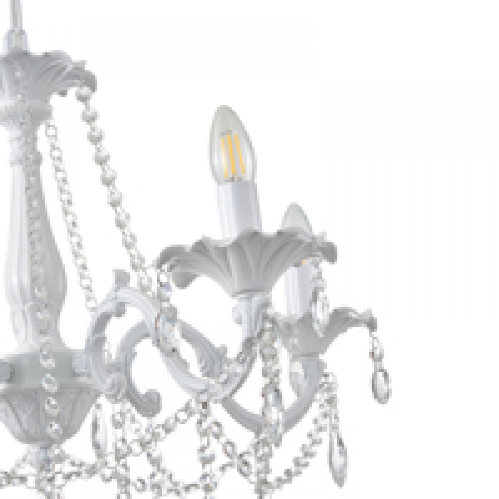 ΦΩΤΙΣΤΙΚΟ ΚΡΕΜΑΣΤΟ ΑΛΟΥΜΙΝΙΟ 5XE14 MAX 8W 1060X640mm ΔΙΑΦΑΝΕΣ ΓΥΑΛΙ ARTE ILLUMINA KRISTALLO