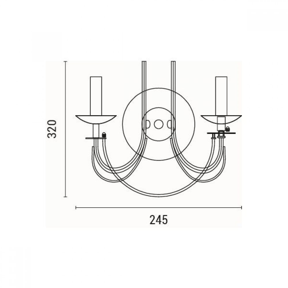 ΦΩΤΙΣΤΙΚΟ ΚΡΕΜΑΣΤΟ ΑΛΟΥΜΙΝΙΟ 5XE14 MAX 8W 1060X640mm ΔΙΑΦΑΝΕΣ ΓΥΑΛΙ ARTE ILLUMINA KRISTALLO