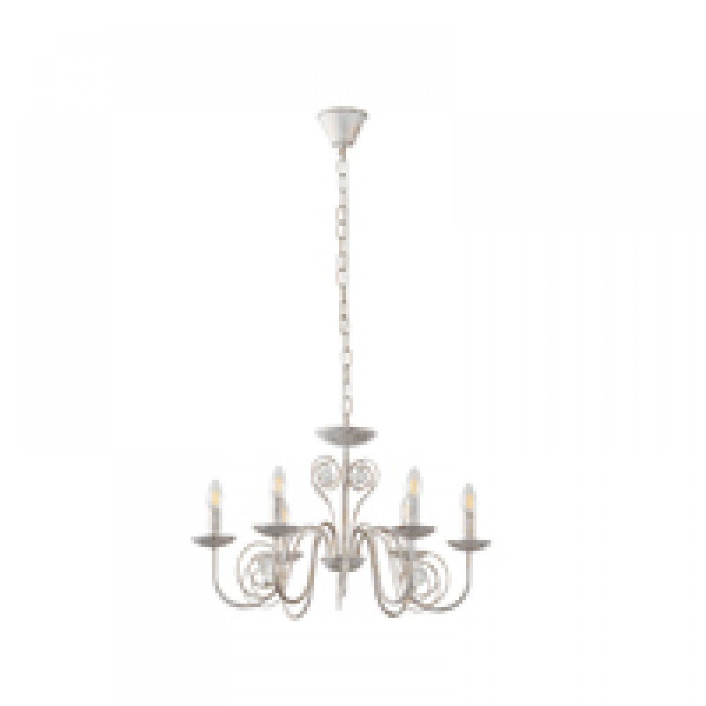 ΦΩΤΙΣΤΙΚΟ ΚΡΕΜΑΣΤΟ ΜΕΤΑΛΛΟ-ΔΙΑΦΑΝΕΣ ΓΥΑΛΙ 6ΦΩΤΟ 6XE27 Max 15w 340X640mm ARTE ILLUMINA KRISTALLO