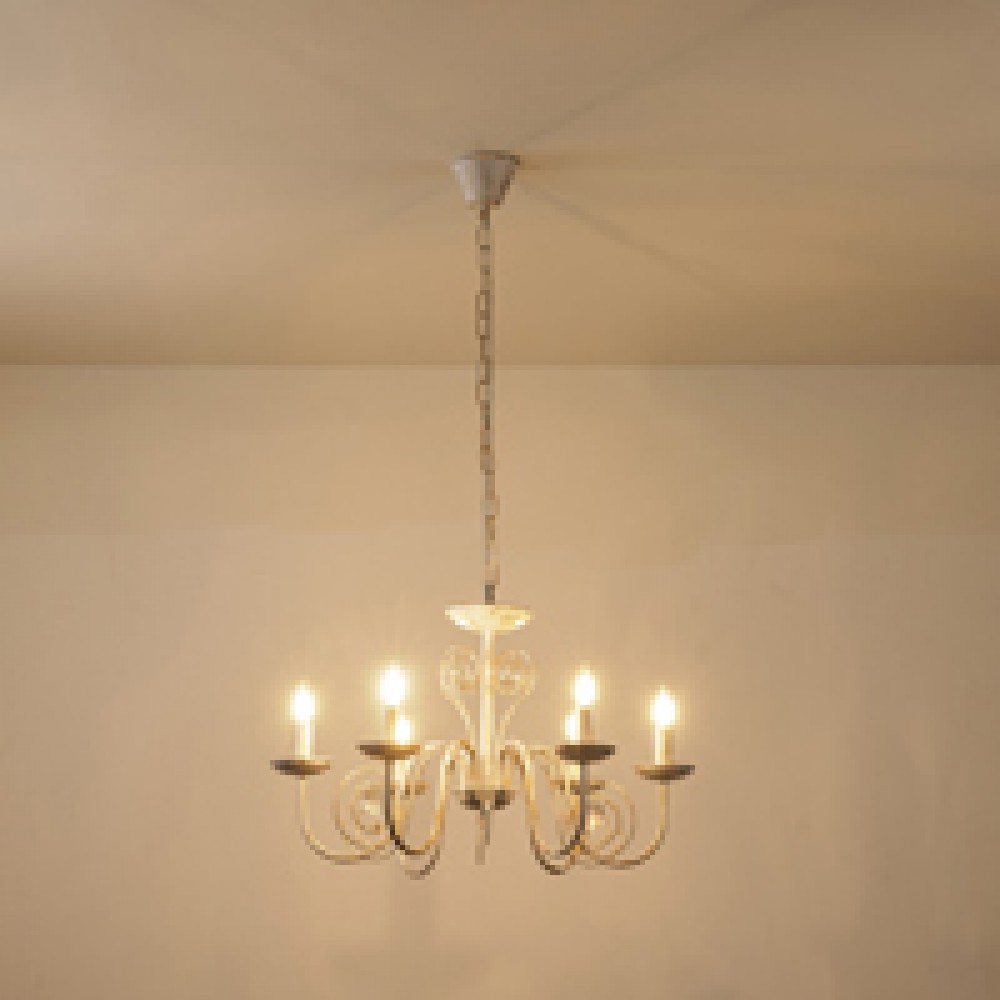 ΦΩΤΙΣΤΙΚΟ ΚΡΕΜΑΣΤΟ ΜΕΤΑΛΛΟ-ΔΙΑΦΑΝΕΣ ΓΥΑΛΙ 6ΦΩΤΟ 6XE27 Max 15w 340X640mm ARTE ILLUMINA KRISTALLO