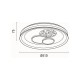 ΠΛΑΦΟΝΙΕΡΑ LED 60W 1000lm2CCT(3000&4000K) Φ50 510x75mm ΛΕΥΚΟ ΦΕΓΓΑΡΙ ARTE ILLUMINA ALEGRE