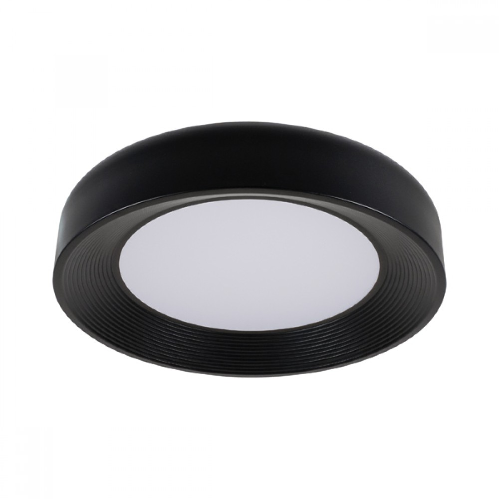 ΠΛΑΦΟΝΙΕΡΑ ΜΕΤΑΛΛΙΚΗ 40W 2262Lm 3000K 500x500x100mm ΜΑΥΡΟ ARTE ILLUMINA UPON
