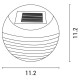 ΑΠΛΙΚΑ ΜΕ ΗΛΙΑΚΟ PANEL Φ112X40mm 3000Κ ARTE ILLUMINA