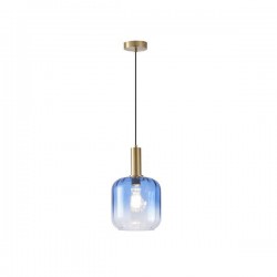 ΦΩΤΙΣΤΙΚΟ ΚΡΕΜΑΣΤΟ ΑΝΑΓΛΥΦΟ ΓΥΑΛΙ 1XΕ27MAX 15W 200X210mmX160cm ΜΠΛΕ ARTE ILLUMINA TOPAZ